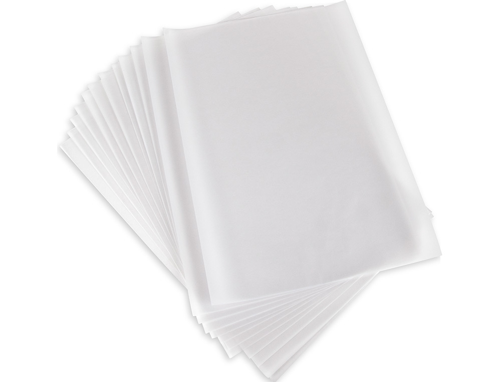 PAPIER CALQUE LIDERPAPEL A4 210X297MM 90G SACHET DE 12 FEUILLES