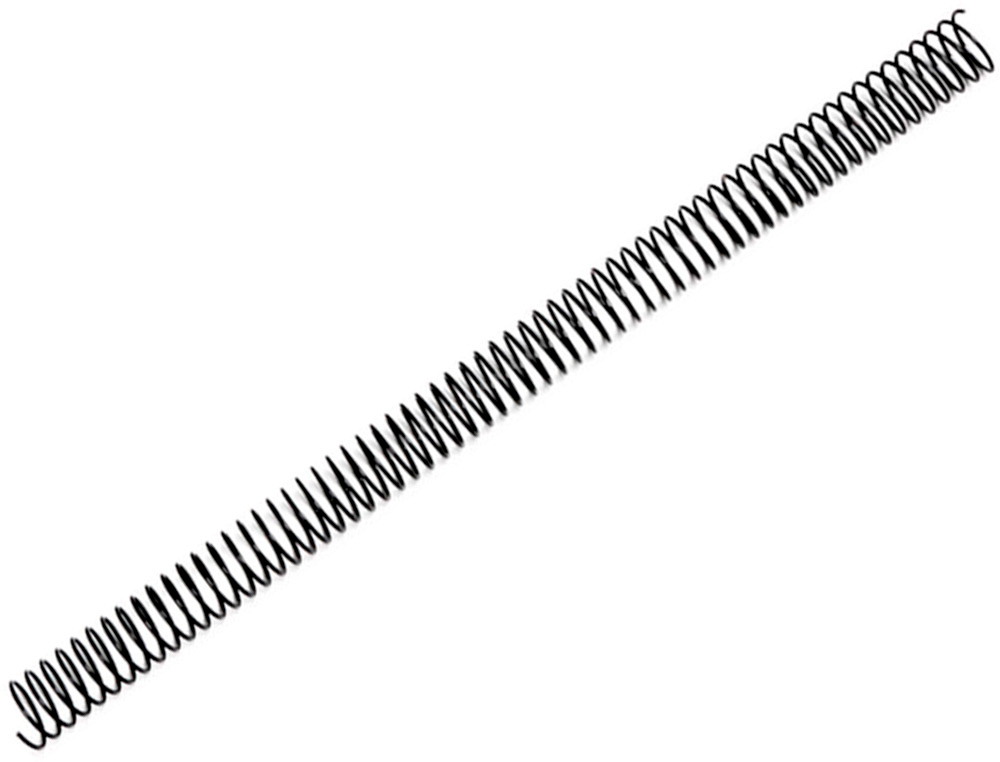 SPIRALE Q-CONNECT MÉTALLIQUE RELIEUR PAS 4:1 180F CALIBRE 1.2MM DIAMÈTRE 22MM COLORIS NOIR BOÎTE 100 UNITÉS