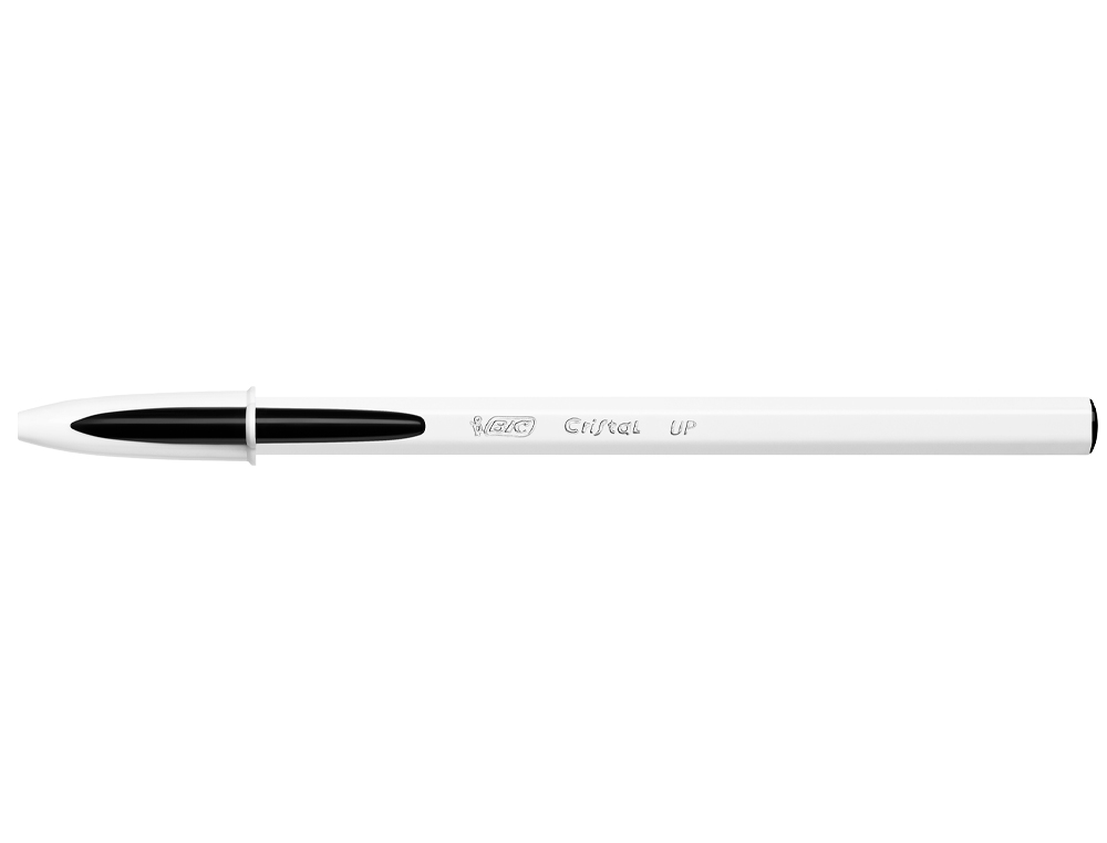 STYLO-BILLE BIC CRISTAL UP ENCRE EASY GLIDE POINTE 1.2MM COLORIS NOIR