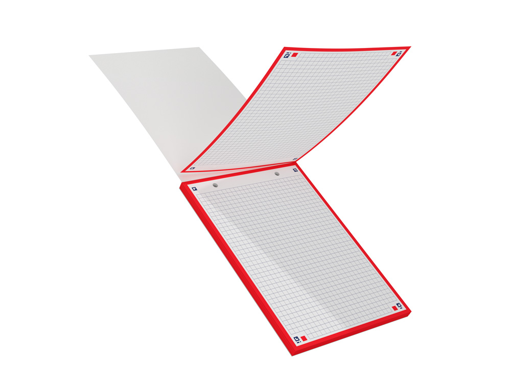 CAHIER DE FICHES BRISTOL 2.0 OXFORD A5 14,8X21CM 5X5MM COULEUR 30 UNITS