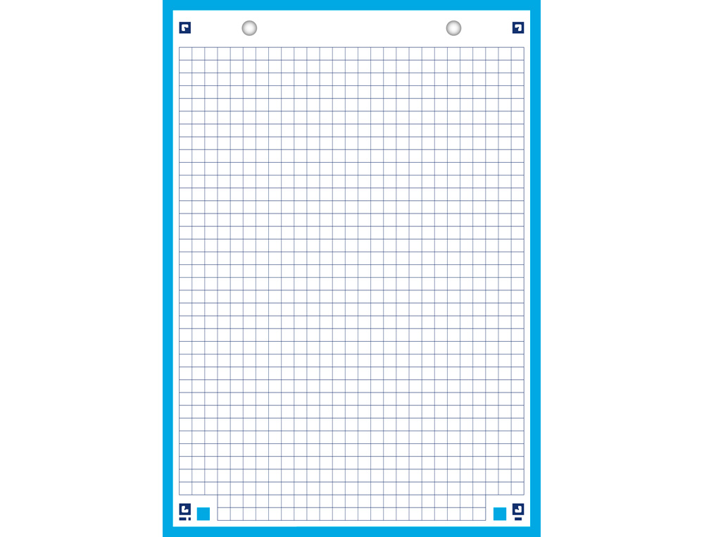 CAHIER DE FICHES BRISTOL 2.0 OXFORD A5 14,8X21CM 5X5MM COULEUR 30 UNITS