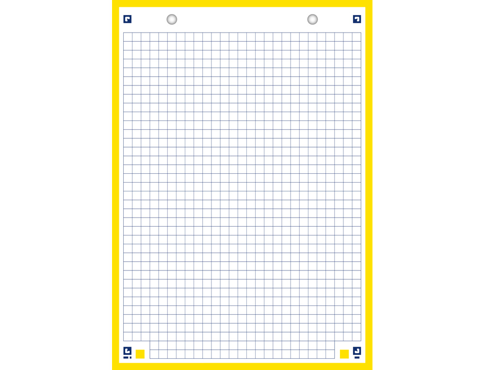 CAHIER DE FICHES BRISTOL 2.0 OXFORD A5 14,8X21CM 5X5MM COULEUR 30 UNITS