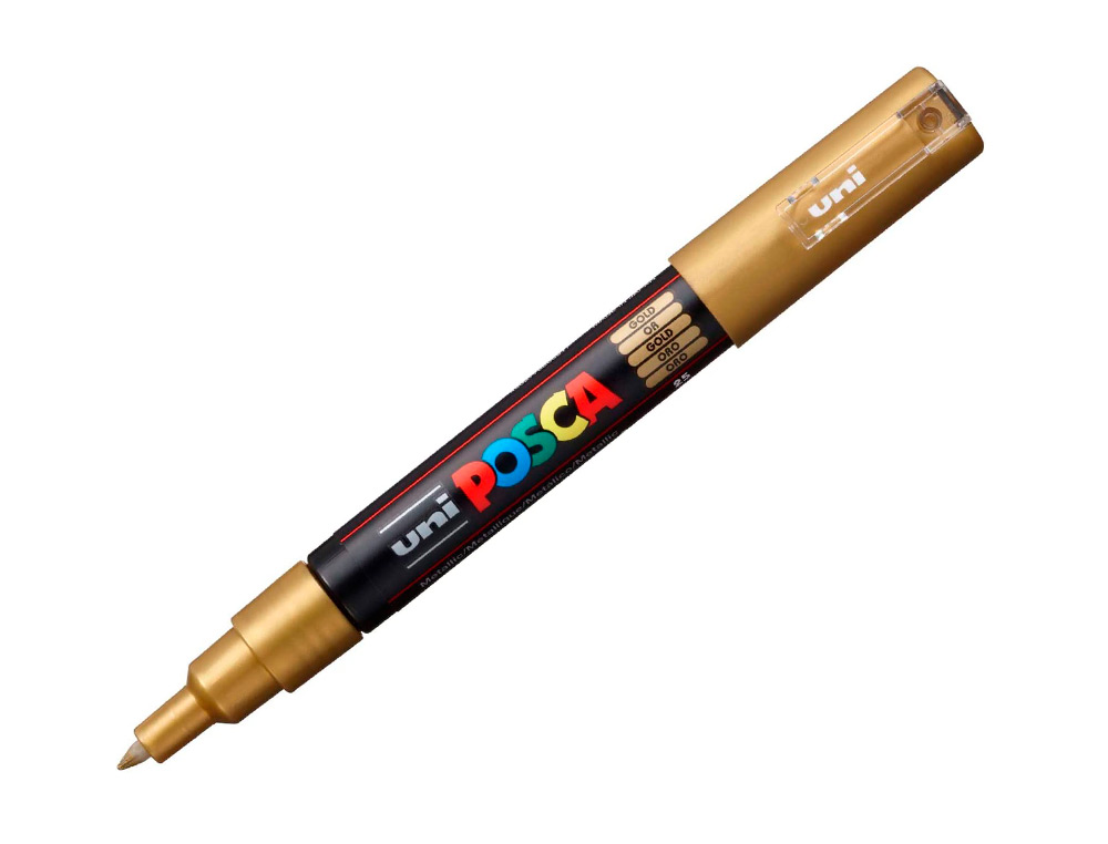 MARQUEUR POSCA PC1MC BASE EAU POINTE CONIQUE EXTRA FINE 0,7MM SANS ODEURS/ALCOOL/SOLVANT TOUS