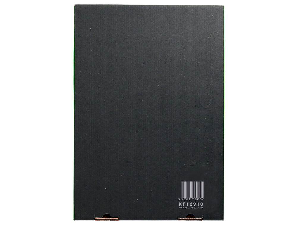 POCHETTE Q-CONNECT POLYPROPYLNE LISSE 8/100E PERFORE A4 CRISTAL ANTISTATIQUE SACHET 10 UNITS