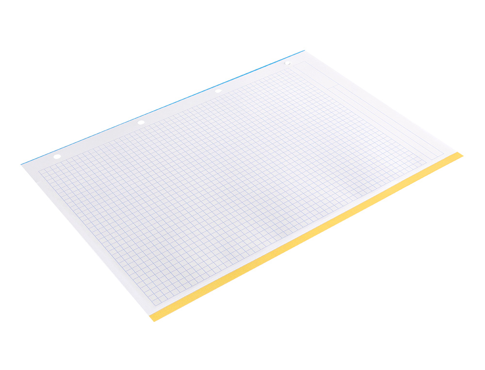 FEUILLET MOBILE LIDERPAPEL ANTARTIK A4 100 FEUILLES 100G QUADRILLAGE 5MM 4 TROUS BANDES DE 5 COULEURS