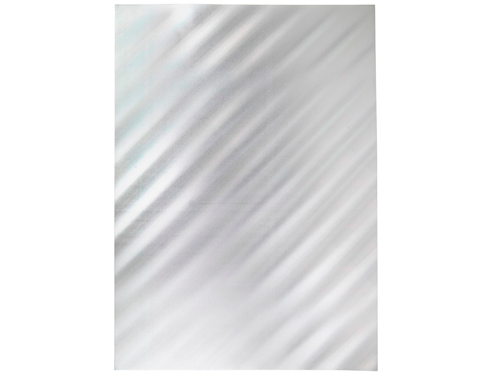 PLAQUE MOUSSE LIDERPAPEL MTALLISE 50X70CM 60G/M2 PAISSEUR 2MM UNICOLORE ARGENT