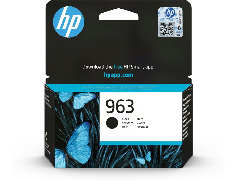 CARTOUCHE HP JET ENCRE 963 OFFICEJET PRO 9010 - 9020 /   9022 / 9023 / 9025 1000 PAGES NOIR