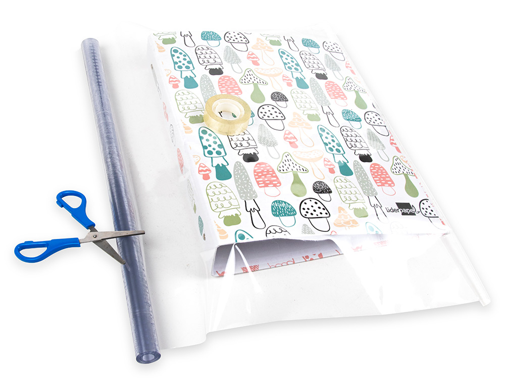 COUVRE-LIVRES LIDERPAPEL PVC 7/100E ROULEAU 0,70X100M