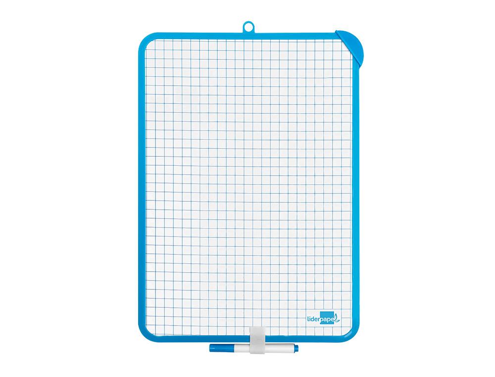 TABLEAU MINI ARDOISE DOUBLE FACE FEUTRE BROSSE IN CLUS 2 FACES QUADRILLÉE/UNIE 24X33CM