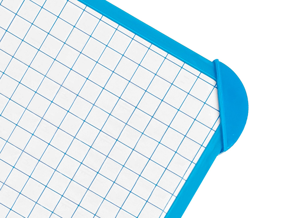 TABLEAU MINI ARDOISE DOUBLE FACE FEUTRE BROSSE IN CLUS 2 FACES QUADRILLÉE/UNIE 24X33CM