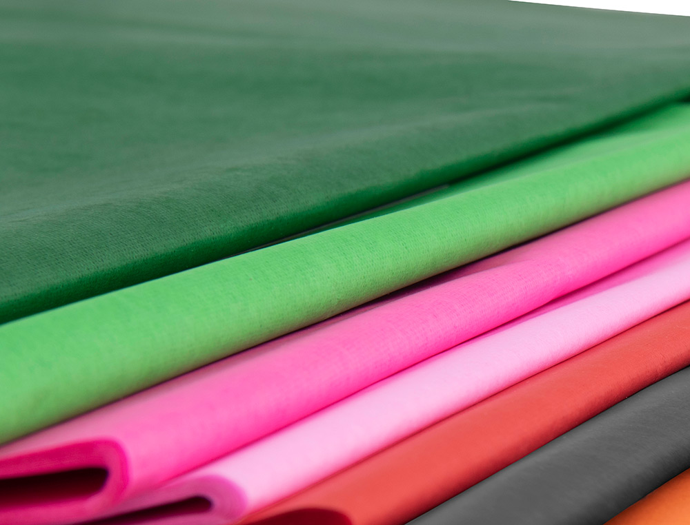PAPIER DE SOIE LIDERPAPEL 52X76CM 18G/M2 UNICOLORE ROUGE SACHET 25F