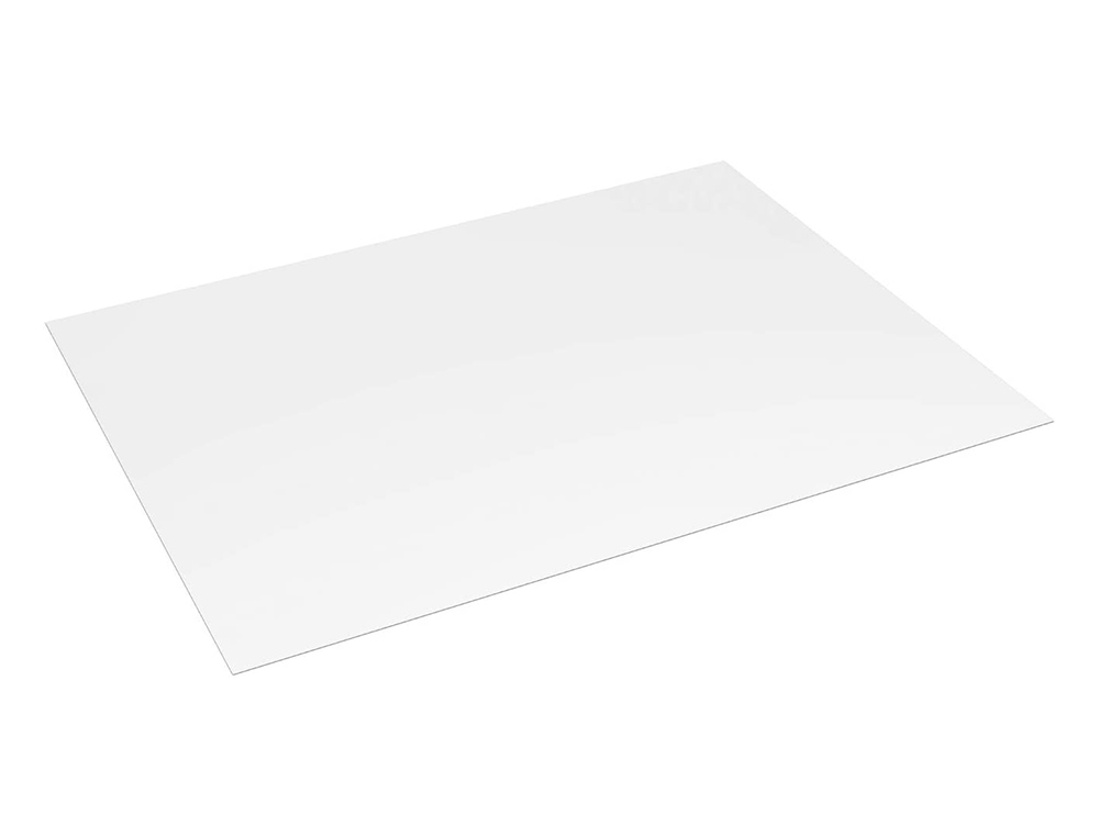 PAPIER CARTONNÉ LIDERPAPEL DESSIN TRAVAUX MANUELS 240G/M2 50X65CM UNICOLORE BLANC