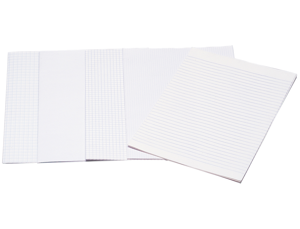PAPIER CRITURE LIDERPAPEL 31X42.8CM OUVERT COPIE DOUBLE 60G/M2 QUADRILLAGE 4MM COLORIS BLANC PAQUET 250F