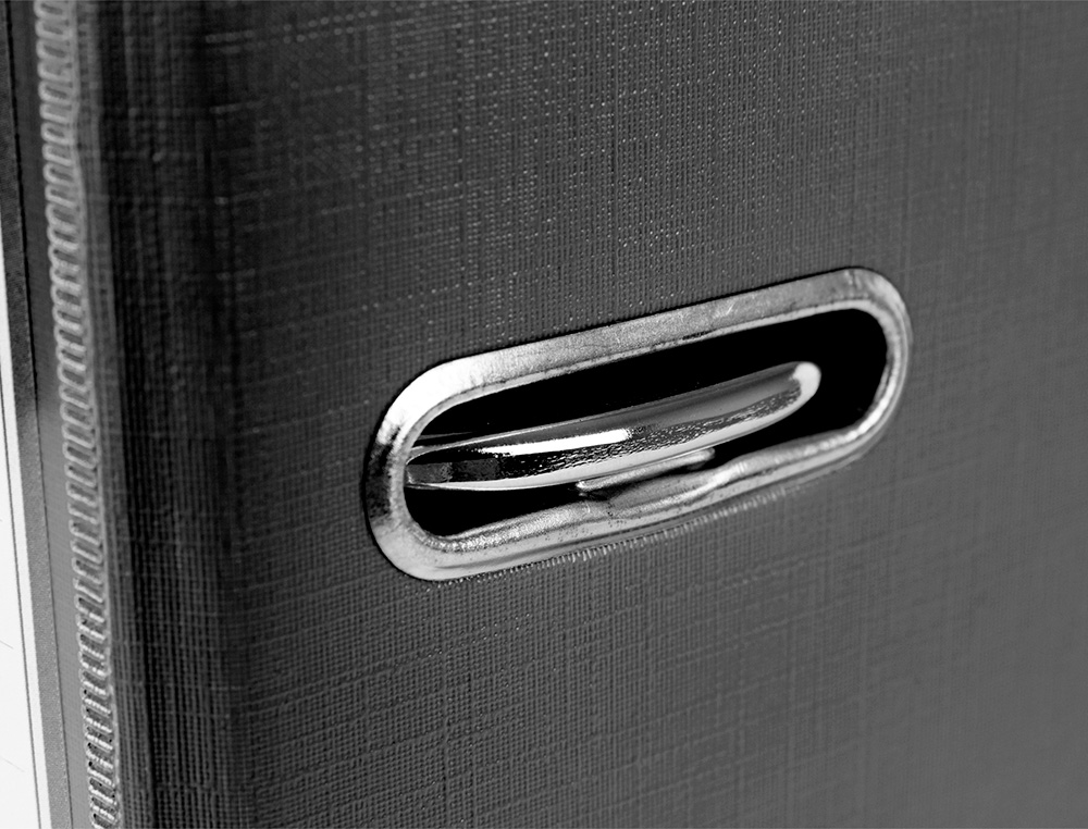 CLASSEUR LEVIER LIDERPAPEL A4 DOCUMENTA CARTON REMBORDÉ 1,9MM DOS 52MM RADO MÉTALLIQUE COLORIS NOIR