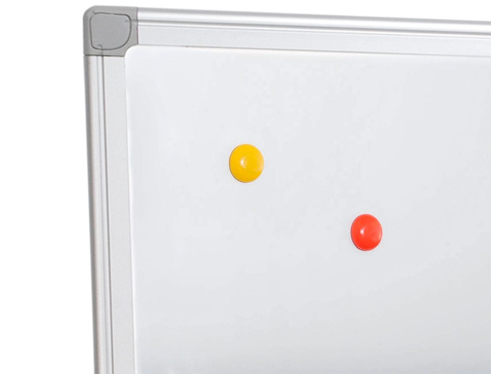 TABLEAU Q-CONNECT LAQU MAGNTIQUE CADRE ALUMINIUM IDAL COLLGES BUREAUX INCLUS ACCESSOIRES FIXATION MUR 200X100CM