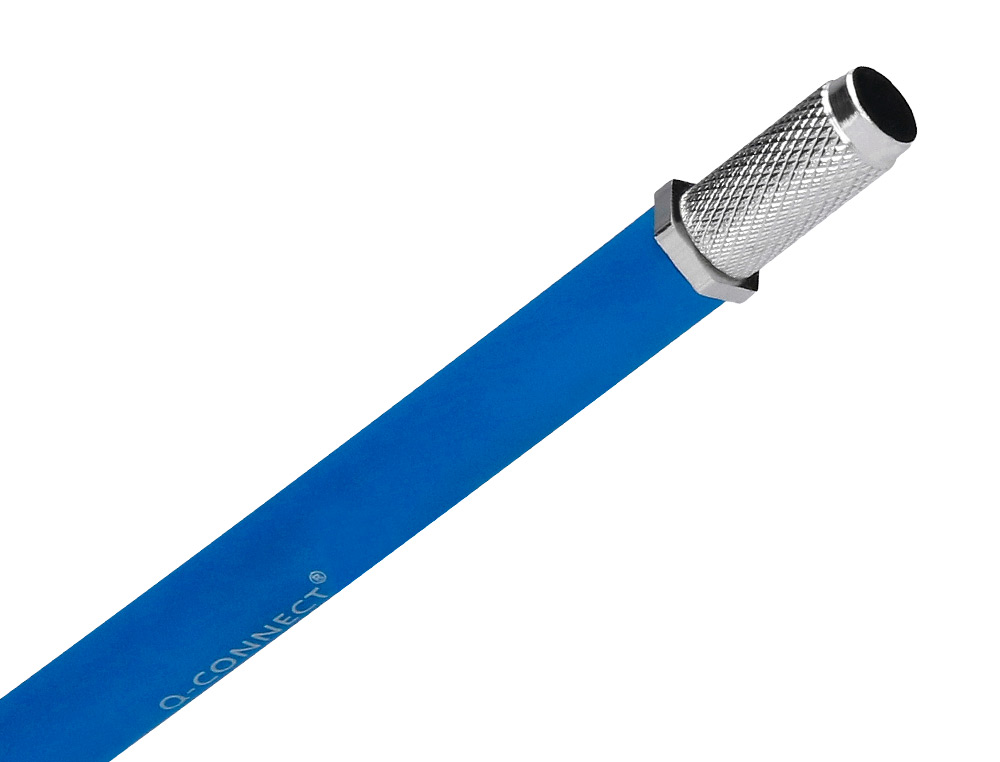 CUTTER BISTOURI Q-CONNECT EN GOMME LAME 6MM FIXE AVEC CAPUCHON DE PROTECTION 5 LAMESDE RECHANGE INCLUSES