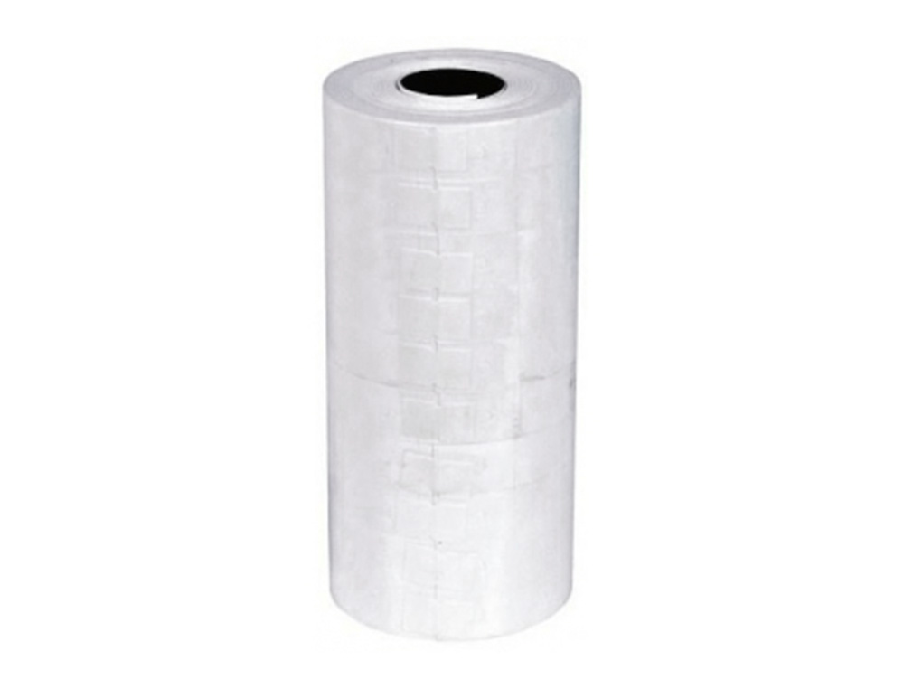ÉTIQUETTE ADHÉSIVE Q-CONNECT POUR ÉTIQUETEUSE 2 LIGNES 10 CHIFFRES FORMAT 16X23MM COLORIS BLANC ROULEAU 700 UNITÉS