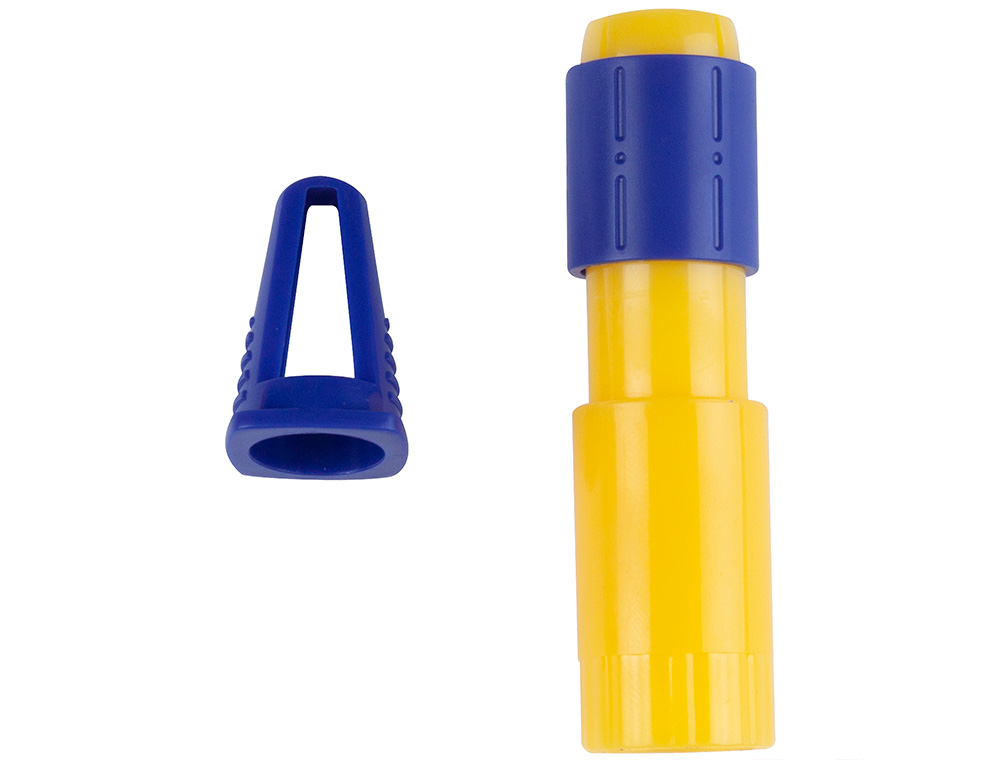 CRAYON CIRE LIDERPAPEL 75MM DIAMÈTRE 12MM TAILLE-CRAYONS ET PORTE-CRAYONS OFFERTS COLORIS BRILLANTS BOÎTE 24 UNITÉS