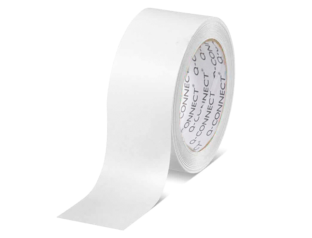 RUBAN ADHESIF Q-CONNECT ECONOMIQUE SPECIAL EMBALLAGE HAUTE ADHERENCE 50MMX66M COLORIS BLANC