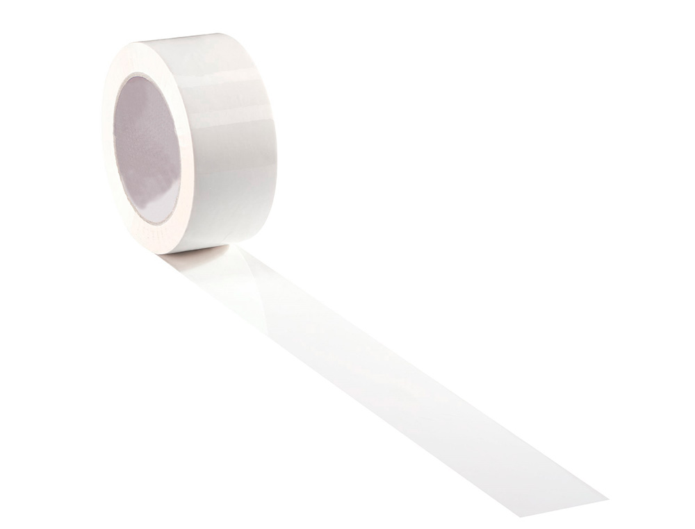 RUBAN ADHESIF Q-CONNECT ECONOMIQUE SPECIAL EMBALLAGE HAUTE ADHERENCE 50MMX66M COLORIS BLANC