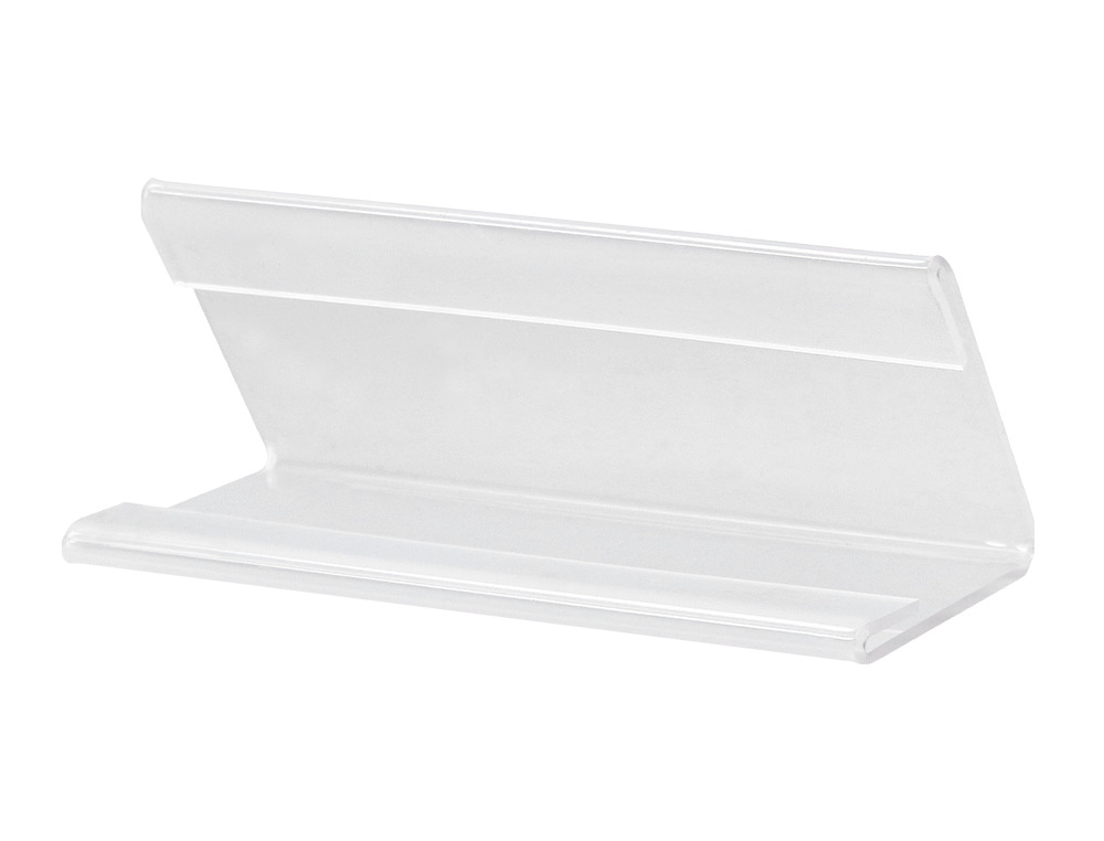 CHEVALET Q-CONNECT PORTE-NOMS MÉTHACRYLATE IDÉAL SYSTÈME IDENTIFICATION 95X42MM