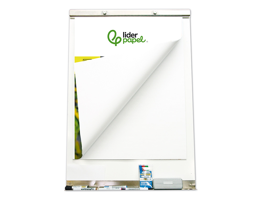 BLOC CONFÉRENCE LIDERPAPEL 63X84CM PAPIER UNI 80G/M2 CONVENTIONS RÉUNIONS 50F