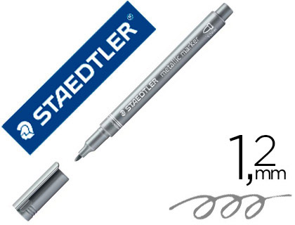 Marqueur permanent Sharpie argent métal pointe conique 1,4mm