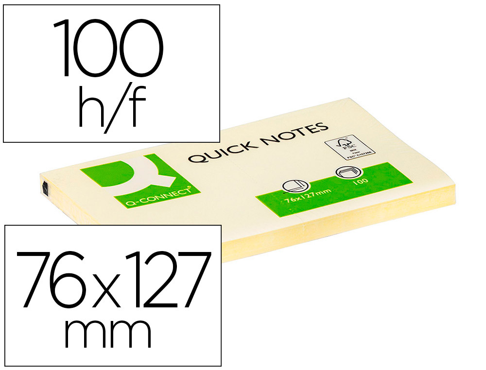 Post-it Bloc 100 feuillets 76 x 76 mm Energiques x 6