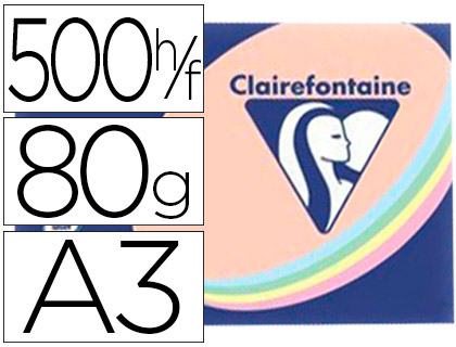 Ramette papier couleur Clairefontaine Trophée couleurs pastel