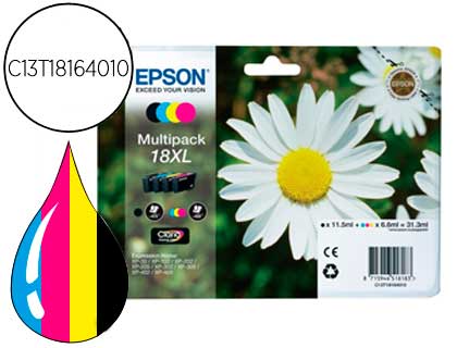 Cartouche EPSON 603XL Etoile de Mer C13T03A24010 (T03A2) cyan - cartouche  d'encre de marque EPSON