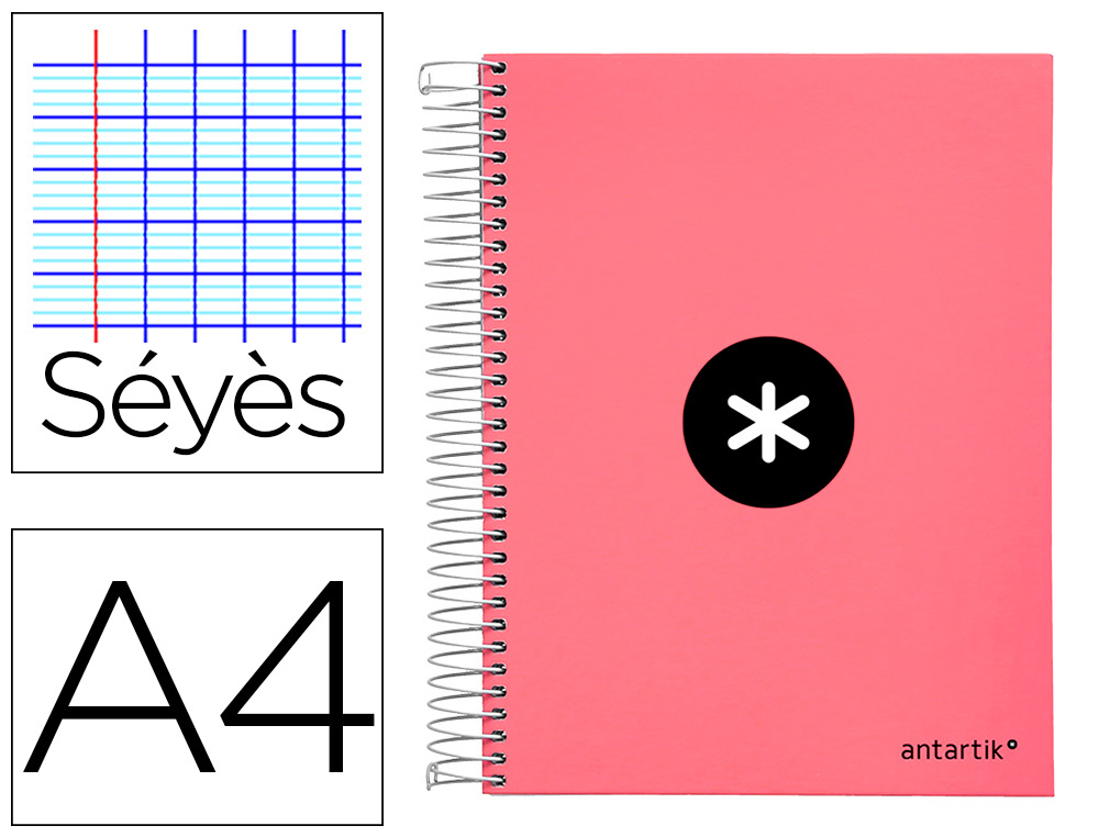 CAHIER SPIRALE A4 100P SEYES 90G