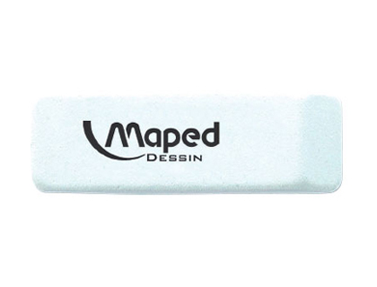 GOMME CRAYON CAOUTCHOUC NATUREL MAPED, LA BOITE