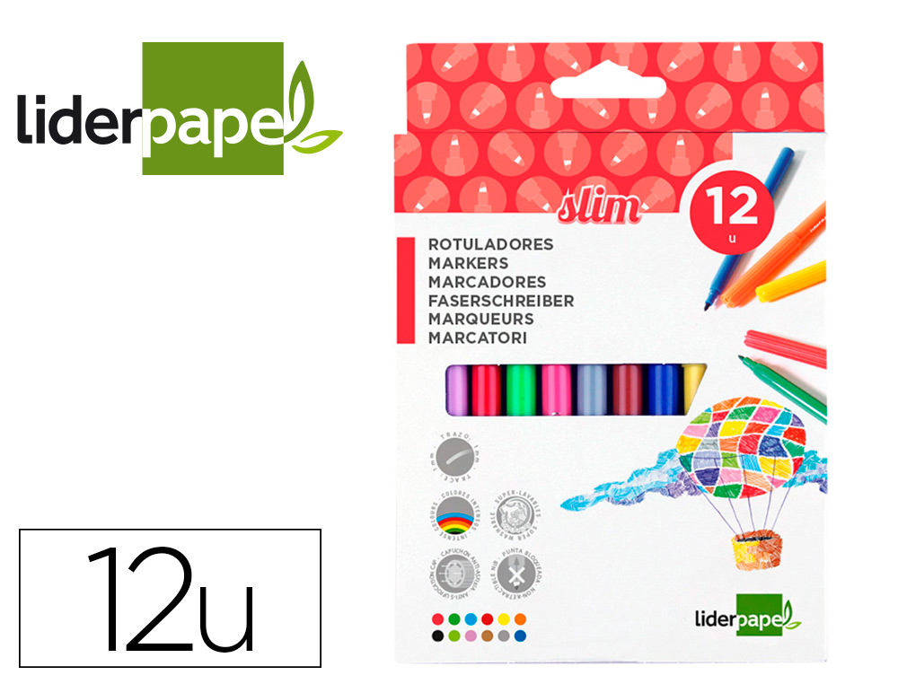 Enseigne Rouge Papier  RECHARGE SCHOOLPACK FEUTRE DE COLORIAGE