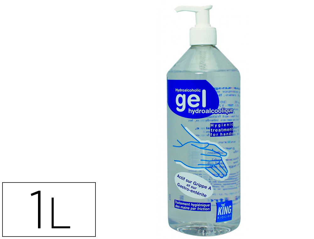 GEL HYDROALCOOLIQUE COLDIS KING DESINFECTION RAPIDE DES  MAINS VIRUCIDE BACTERICIDE    SANS RINCAGE NI SECHAGE