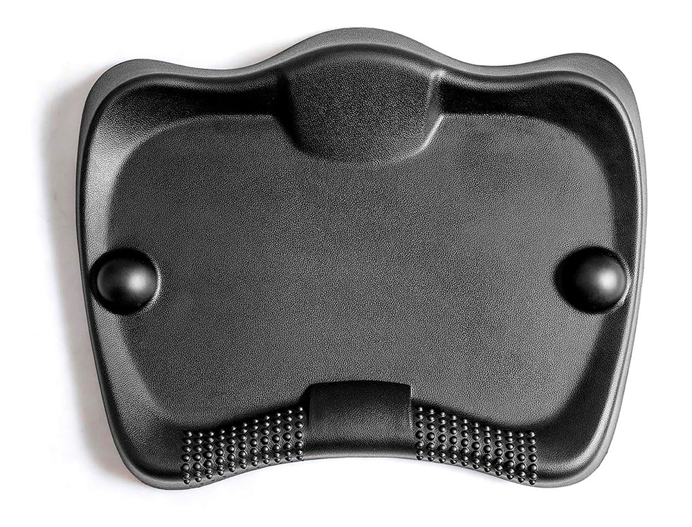 TAPIS ANTIFATIGUE UNILUX ERGO FLEXY 2 BOULES DE MASSAGE     ANTIDERAPANT 56X67CM COLORIS  NOIR