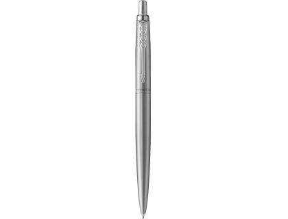 STYLO BILLE PARKER JOTTER XL MONOCHROME POINTE MOYENNE     ENCRE BLEUE AVEC COFFRET      CADEAU COLORIS ACIER