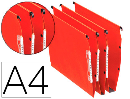 DOSSIER SUSPENDU ESSELTE DUAL KRAFT LMG 220G ARMOIRE ENTRAXE 330MM H275MM FOND 50 COLORIS ORANGE BOTE 25 UNITS