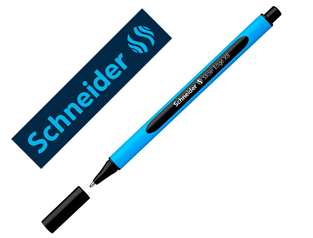 STYLO BILLE SHNEIDER SLIDER EDGE POINTE MOYENNE    NOIR