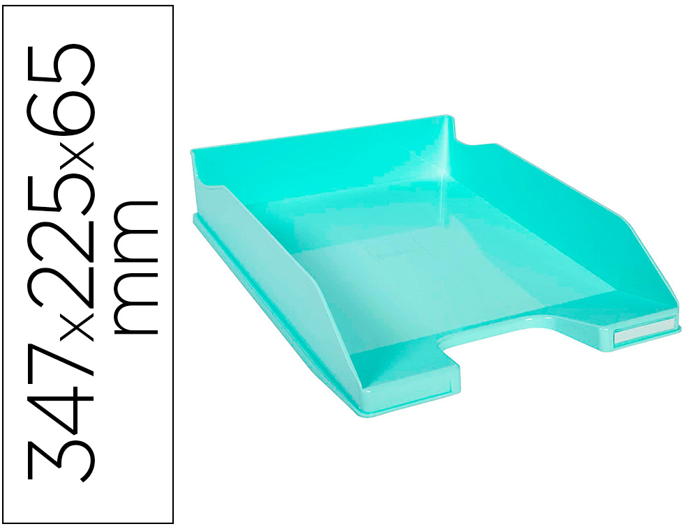 CORBEILLE A COURRIER EXACOMPTA COMBO MIDI  POUR    DOCUMENTS A4 VERT PASTEL      GLOSSY