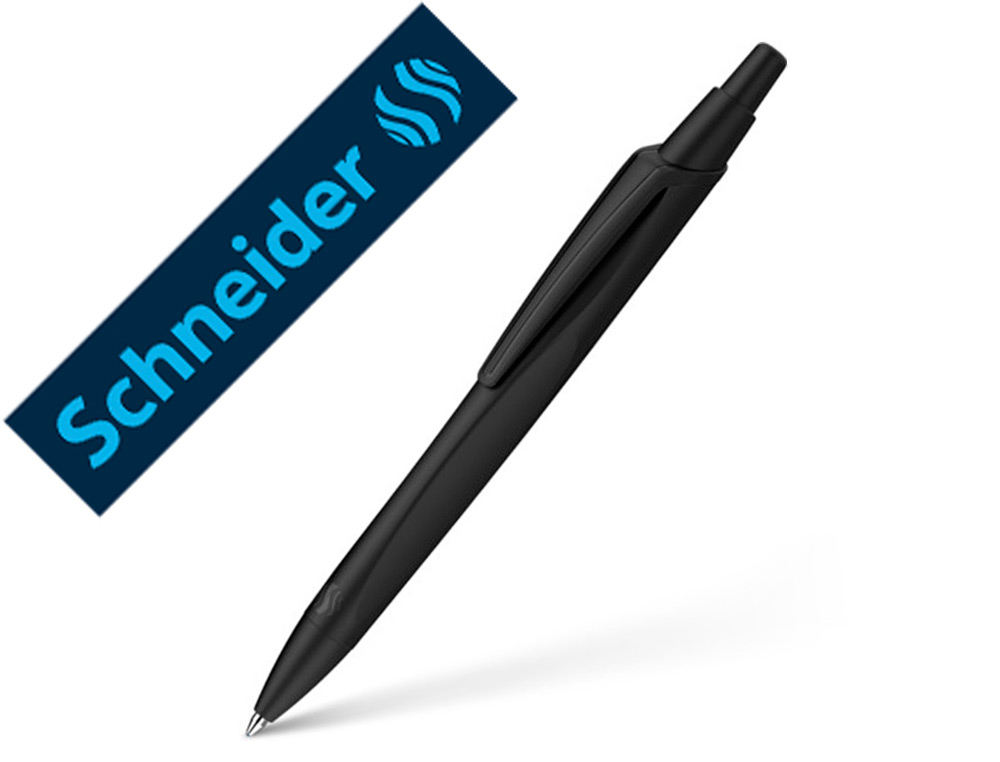 STYLO A BILLE SCHNEIDER RECO NOIR RECHARGE ECO 725M        ECRITURE NOIRE