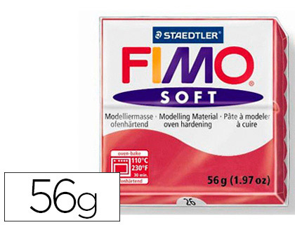 PTE  MODELER FIMO SOFT COLORIS CERISE PAIN 57G