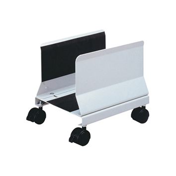 SUPPORT Q-CONNECT UNIT CENTRALE MTAL SOLIDE LARGEUR RGLABLE 132/220MM ROULETTES FREINS