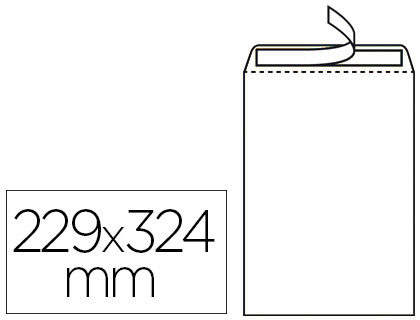 POCHETTE GPV EVERYDAY ADHSI VE VLIN BLANC 90G C4 229X324MM BOTE 250 UNITS