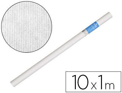 PAPIER KRAFT CANSON 65G/M2 UNICOLORE BLANC ROULEAU 1X10M