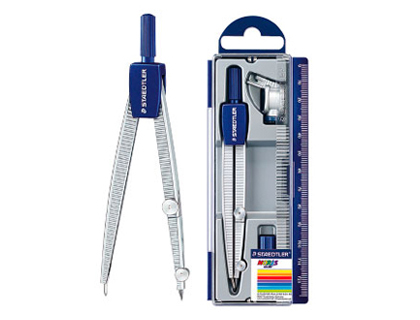 COMPAS STAEDTLER 550 60 BRANCHE POINTE SCHE ATTACHE-COMPAS UNIVERSELLE CRAYON DIAMTRE 11MM MINE 2MM TUI RIGIDE