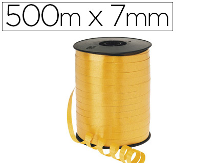 BOBINE BOLDUC LISSE 500MX7MM COLORIS OR