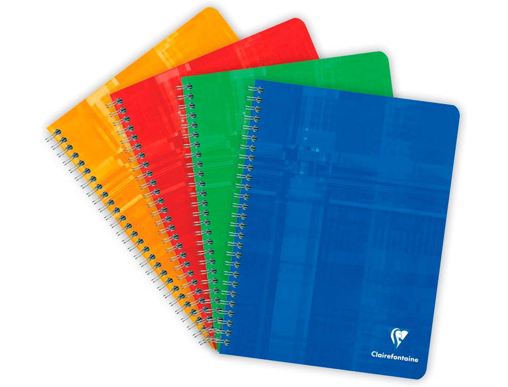CAHIER CLAIREFONTAINE PAPIER VLIN VELOUT COUVERTURE PELLICULE RELIURE INTGRALE A5+ 17X22CM 100 PAGES 90G SYS