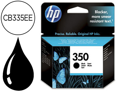 CARTOUCHE HP 350 JET D'ENCRE CB335EE COULEUR NOIR 200P