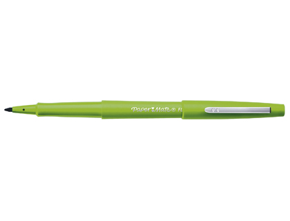 STYLO-FEUTRE PAPER MATE FLAIR ORIGINAL POINTE MOYENNE 1MM LONGUE DURE DE VIE COLORIS VERT POMME