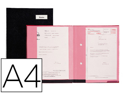 PARAPHEUR EXTENDOS STANDARD 18 COMPARTIMENTS COUVERTURE 20/10ME PLASTIFI 25,5X32CM DOCUMENTS A4 21X29,7CM COLORIS NOIR